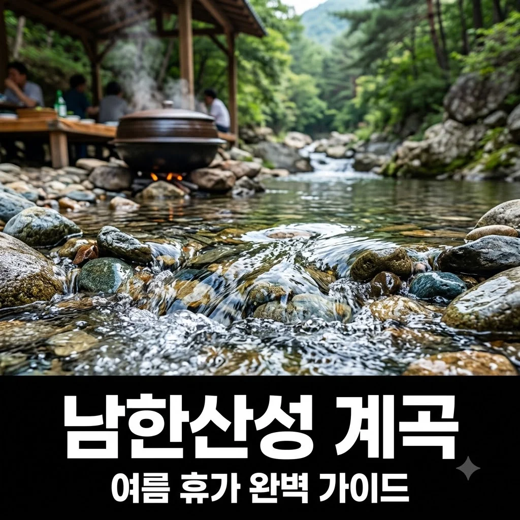 남한산성 계곡 물놀이 완벽 가이드: 백숙 맛집부터 주차 꿀팁까지