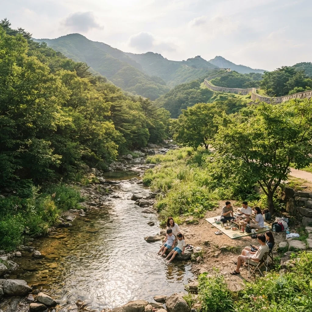 서울 근교 최고의 피서지, 남한산성 계곡으로 떠나요