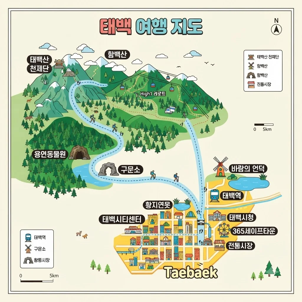실패 없는 태백 1박 2일 추천 여행 코스