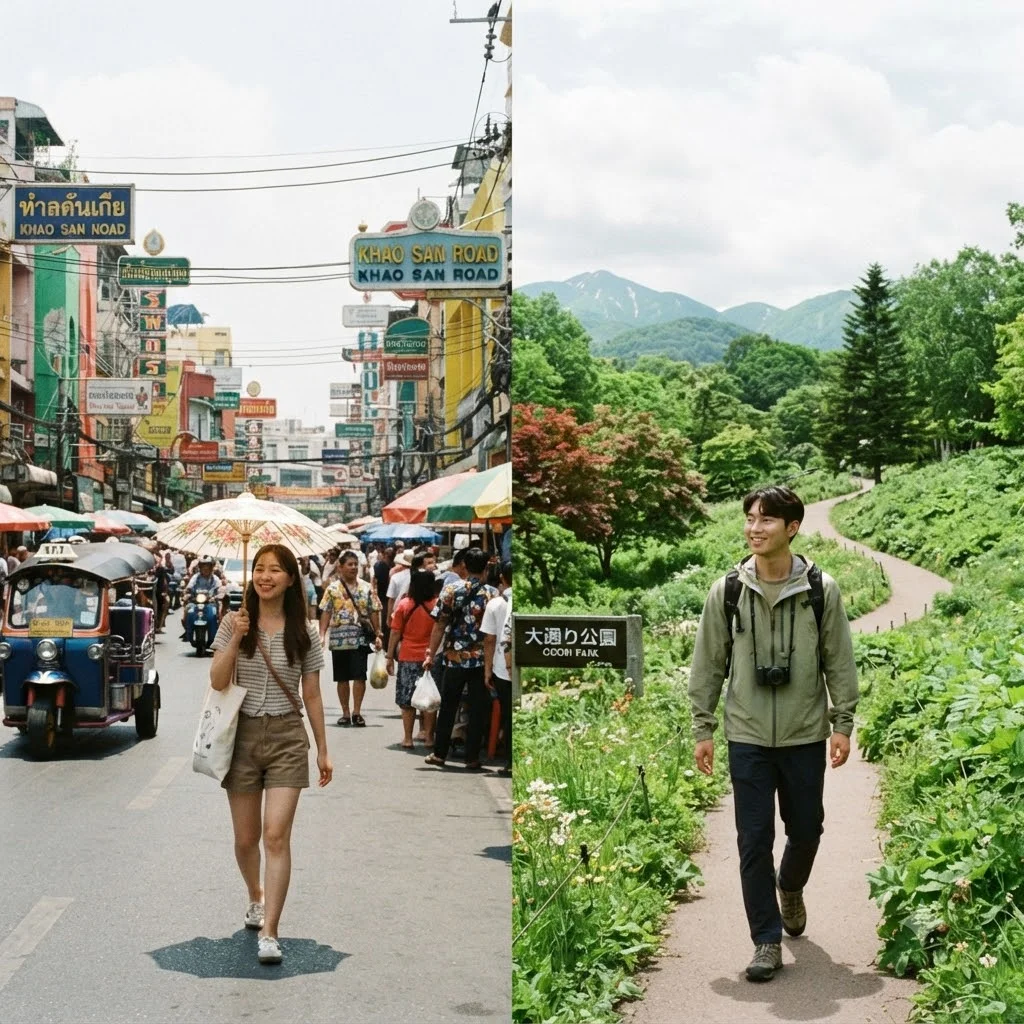 8-9월 인기 여행지 날씨 특징 비교
