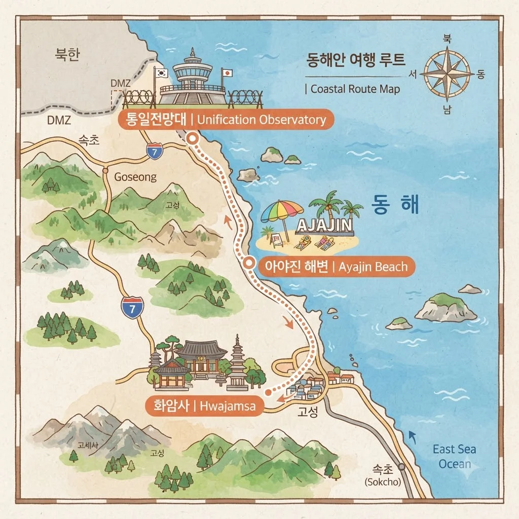 실패 없는 고성 1박 2일 추천 코스