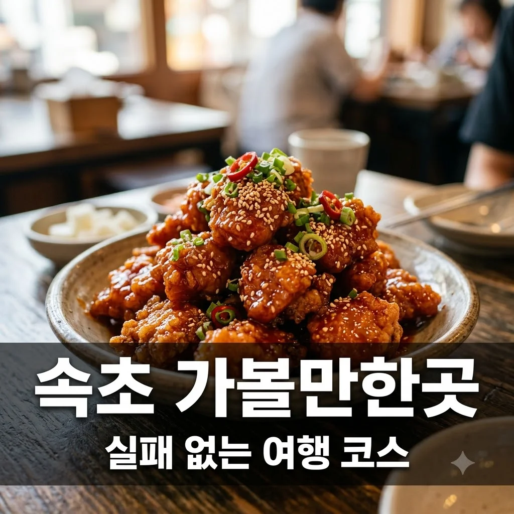 속초 가볼만한곳 BEST 7 추천! 1박 2일 완벽 코스와 숨은 명소 정리