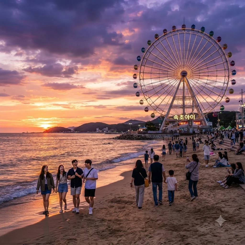 푸른 동해의 낭만, 속초해변과 영금정