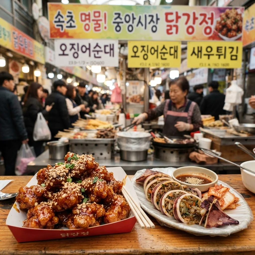 입이 즐거운 여행, 속초 중앙시장과 아바이마을
