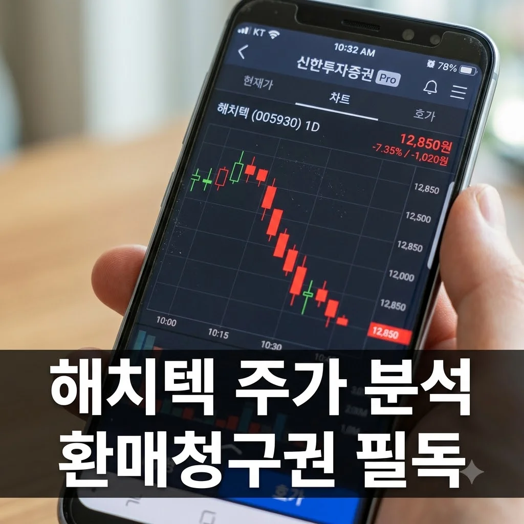 해치텍 주가 급락 이유와 공모주 결과 총정리: 환매청구권 행사 방법은?