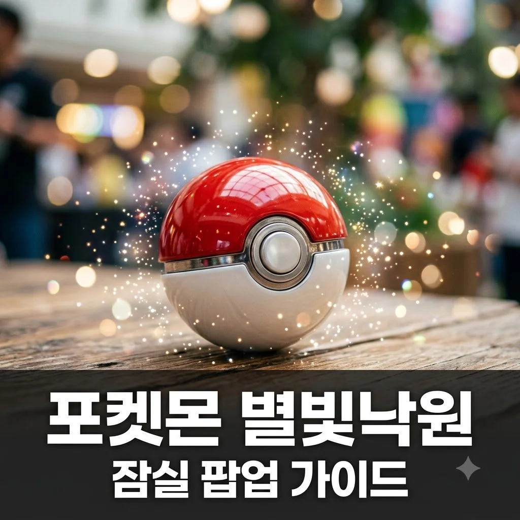 포켓몬 별빛낙원 예약 방법 및 굿즈 총정리! 잠실 롯데월드몰 완벽 가이드