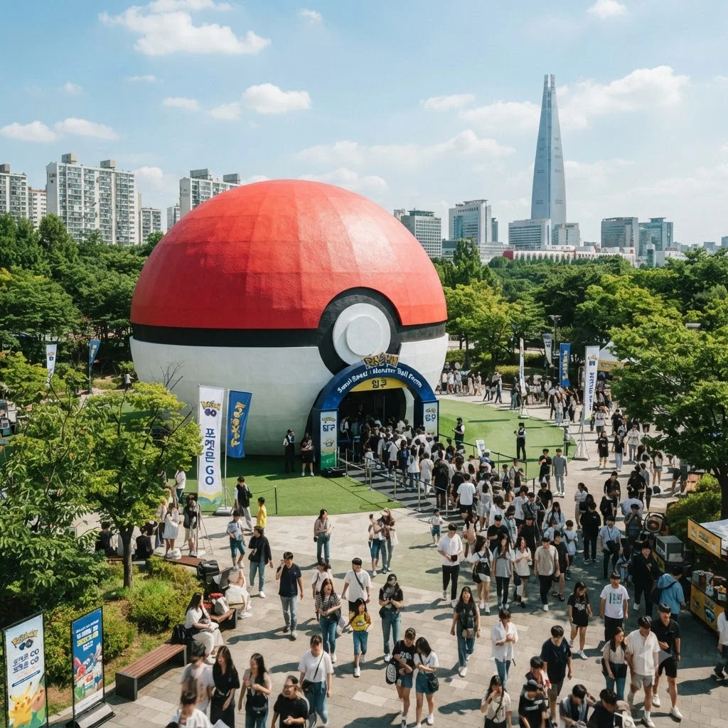 잠실에 나타난 신비로운 공간, 포켓몬 별빛낙원!