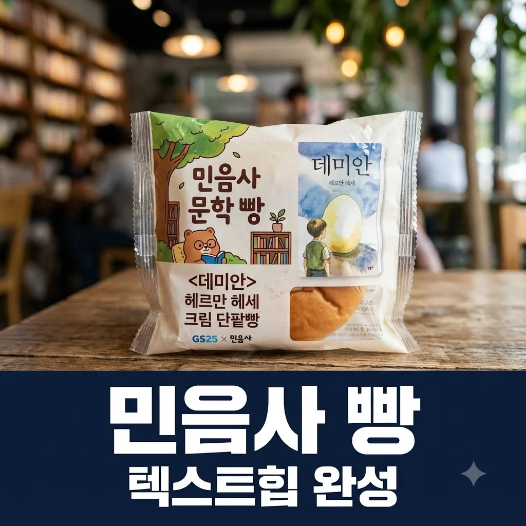 민음사 빵 GS25 재고 찾기 및 종류 총정리! 텍스트힙 완성하는 법