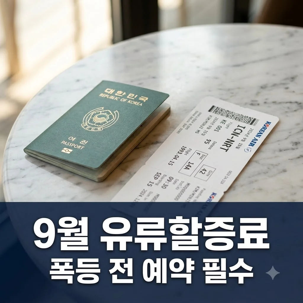 9월 유류할증료 폭등! 21단계 인상, 지금 당장 예약해야 하는 이유