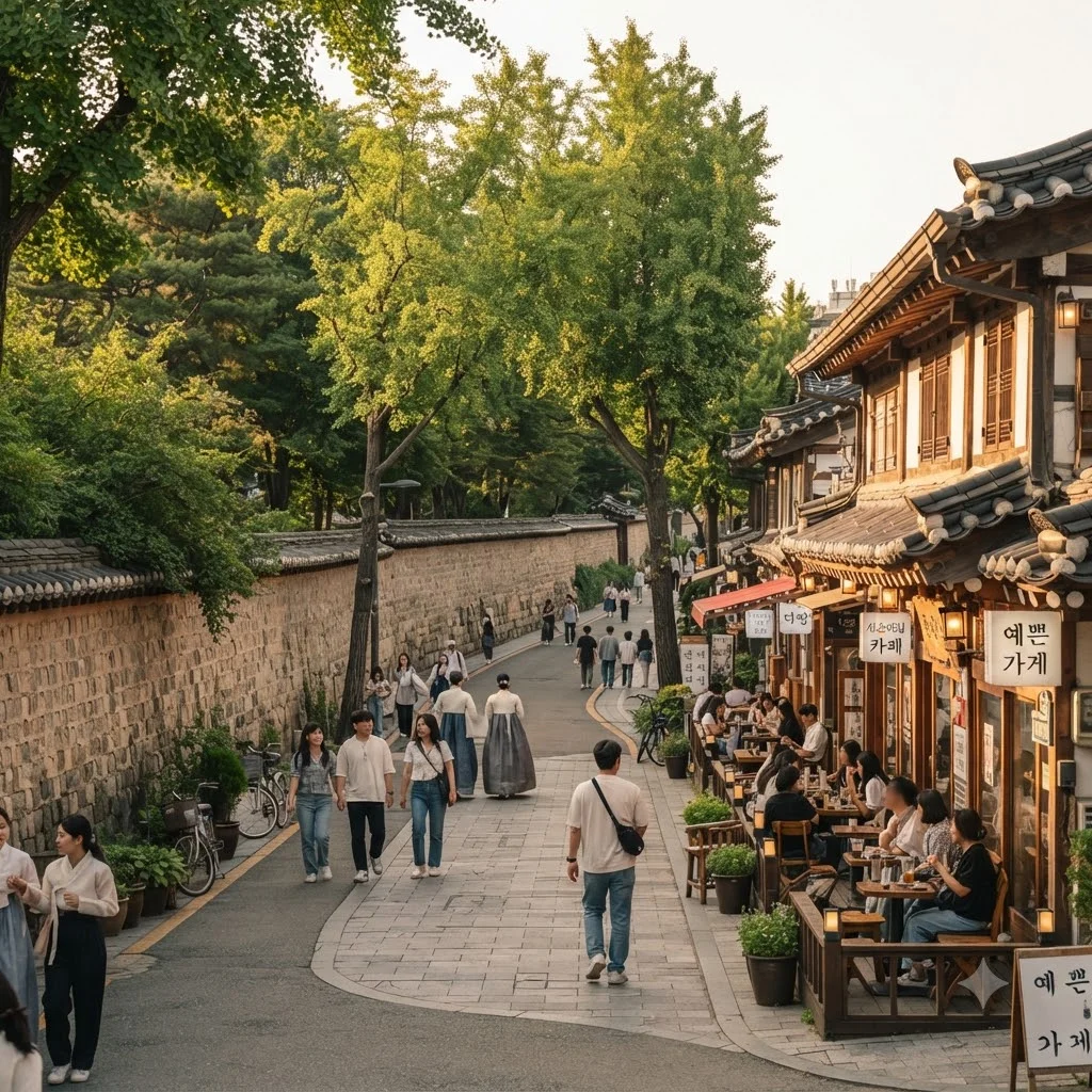 복잡한 도심 속 작은 쉼표, 서순라길의 매력에 빠져보세요