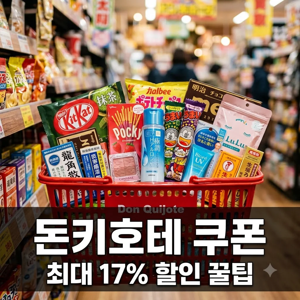 돈키호테 쿠폰 2026 최신판: 면세 10% + 추가 7% 할인 받는 법 총정리