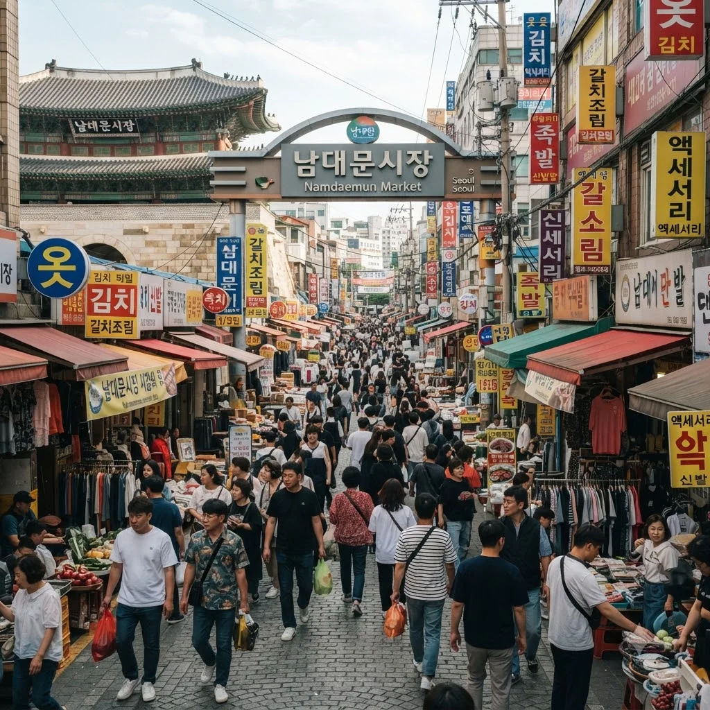 처음 방문하시나요? 남대문시장 200% 즐기기