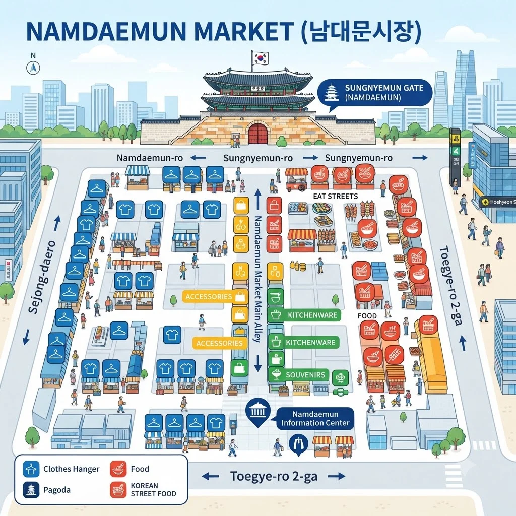 한눈에 보는 남대문시장 핵심 요약