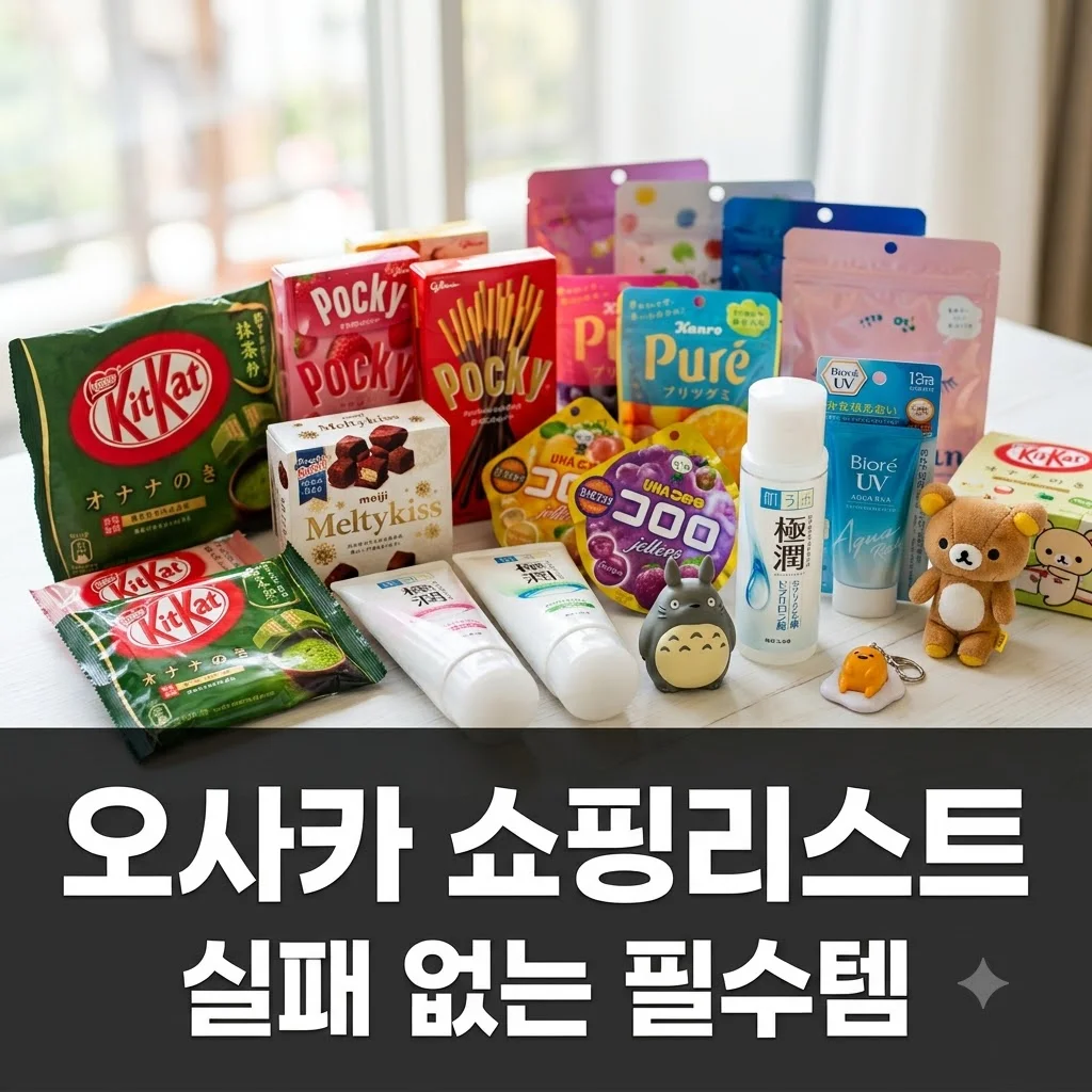 오사카 쇼핑리스트 2026 최신판! 돈키호테부터 드럭스토어 필수템까지 완벽 정리