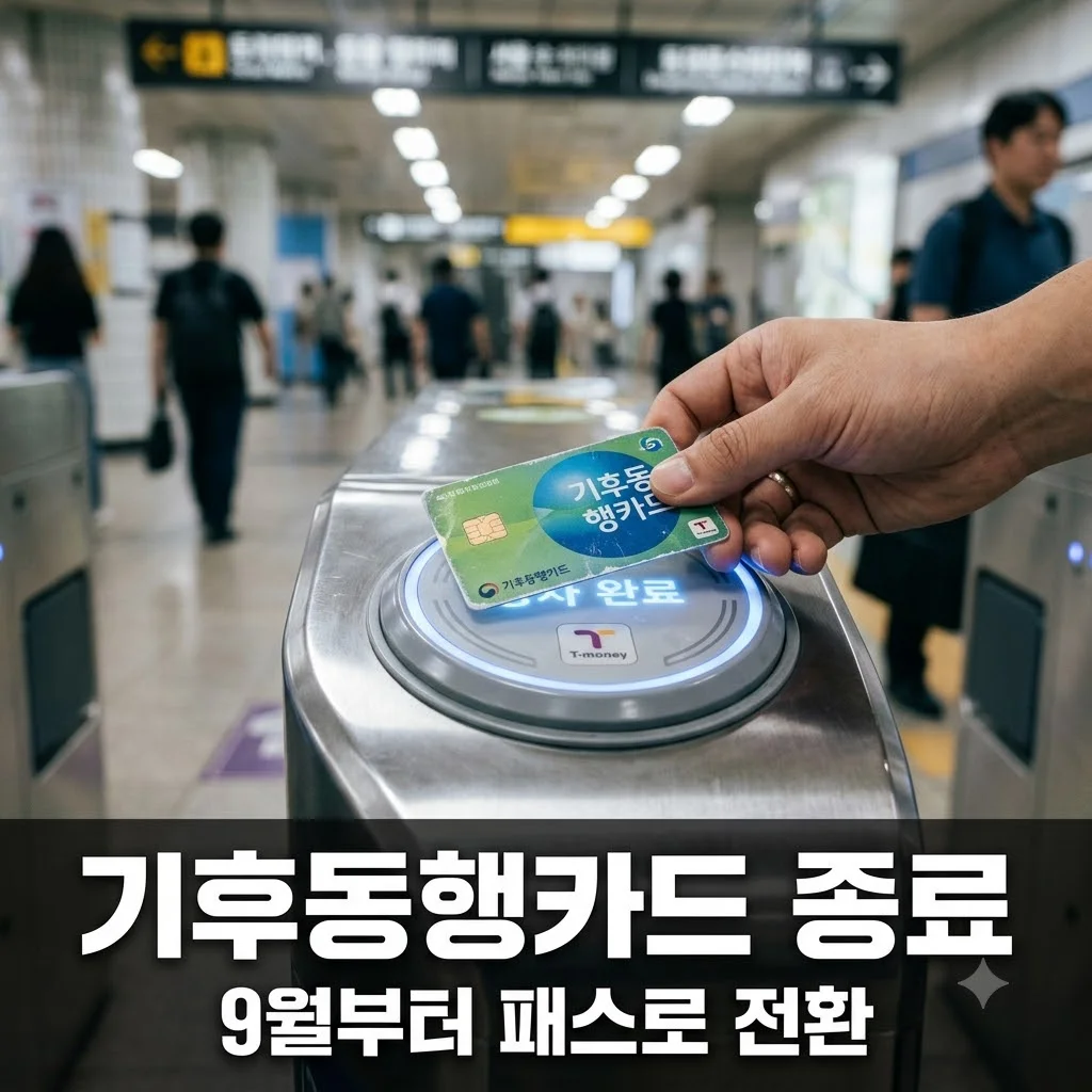 기후동행카드 종료, 9월부터 ‘기후동행패스’로 바뀝니다! 전환 방법 총정리