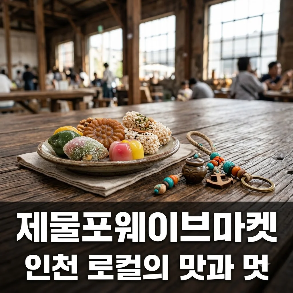 제물포웨이브마켓 총정리: 인천 상상플랫폼 미식과 감성 여행 가이드