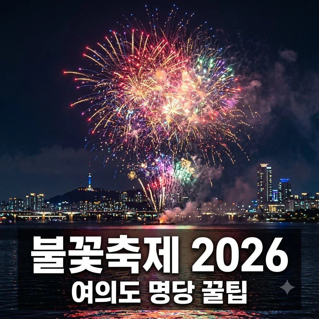 불꽃축제 2026 일정 및 명당 총정리: 9월 5일 여의도 관람 꿀팁