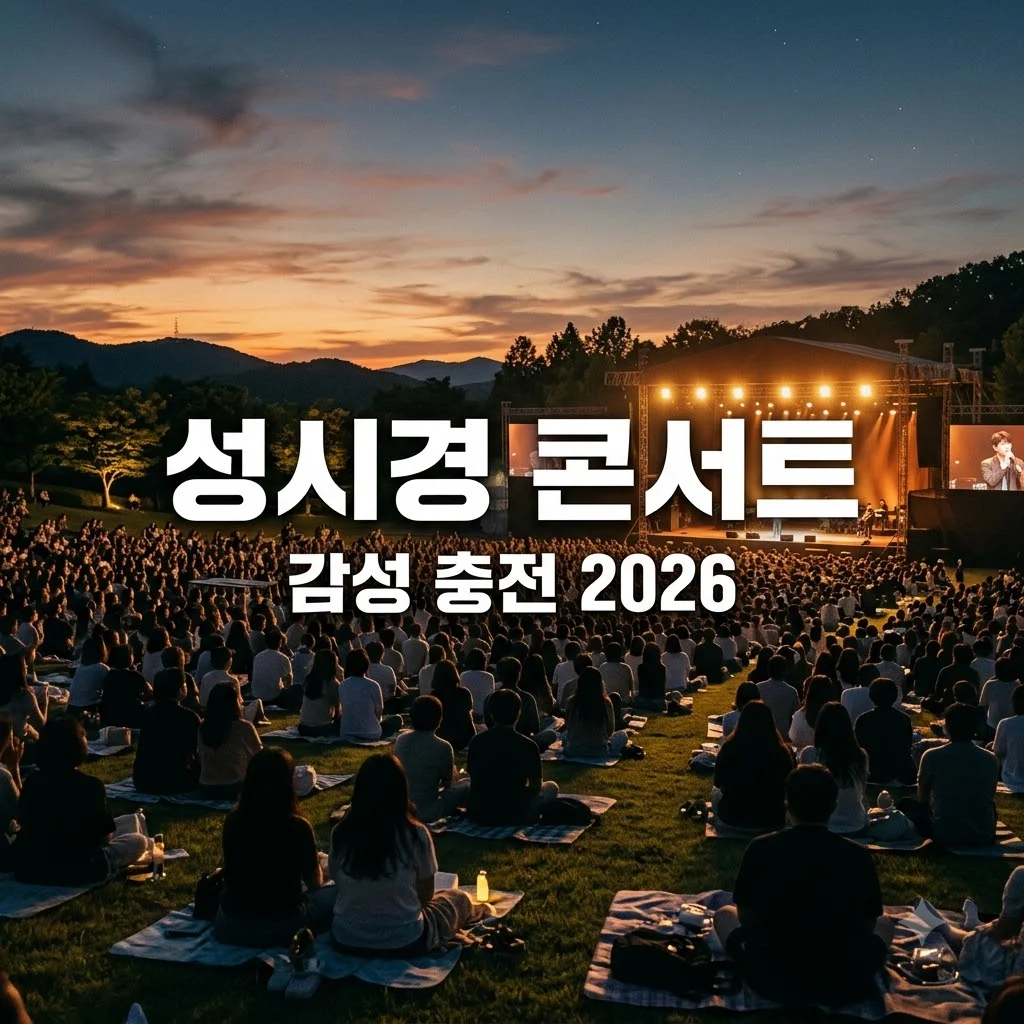 2026 성시경 with friends 자 오늘은: 티켓팅 성공법부터 야외 공연 준비물까지 완벽 가이드