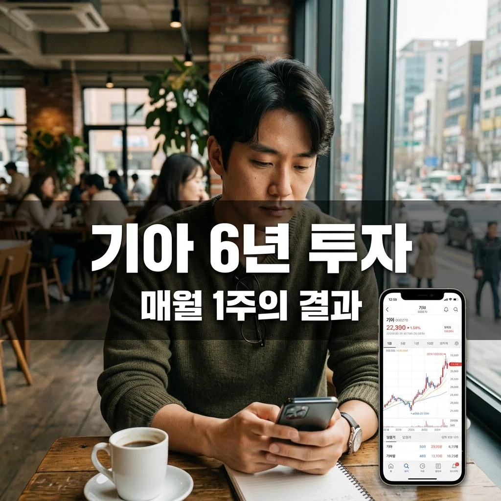 기아 주식 6년 매월 1주 매수 결과: 배당금과 수익률 분석