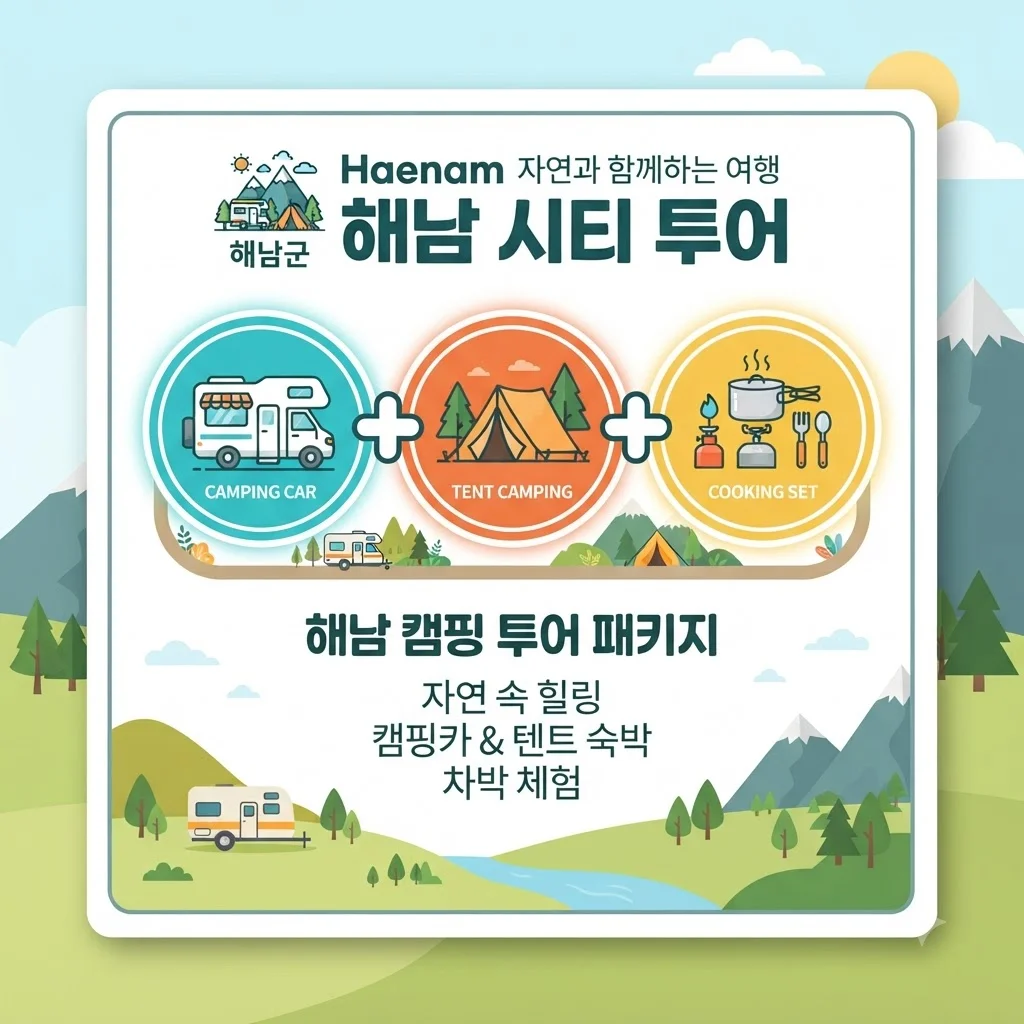 해남 캠핑카 시티투어, 어떤 서비스인가요?