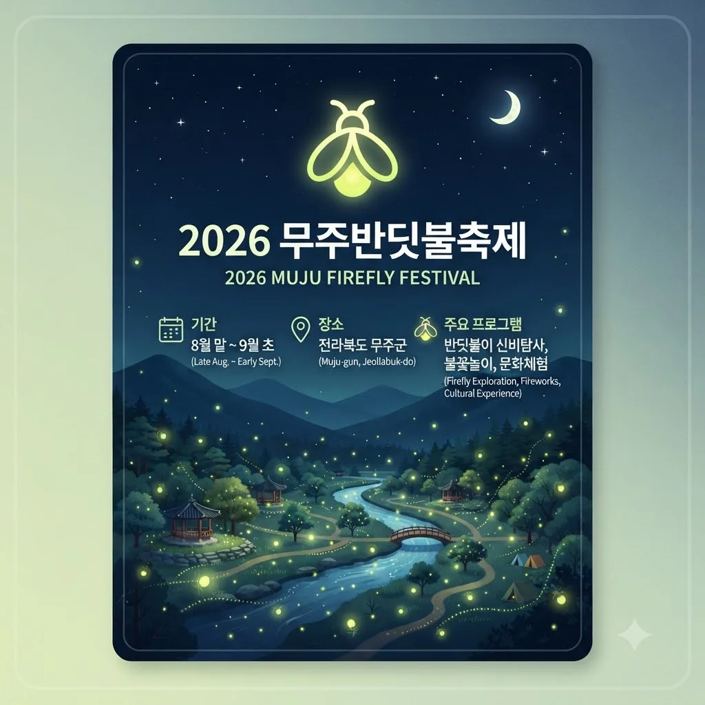 2026 무주 반딧불축제 핵심 요약