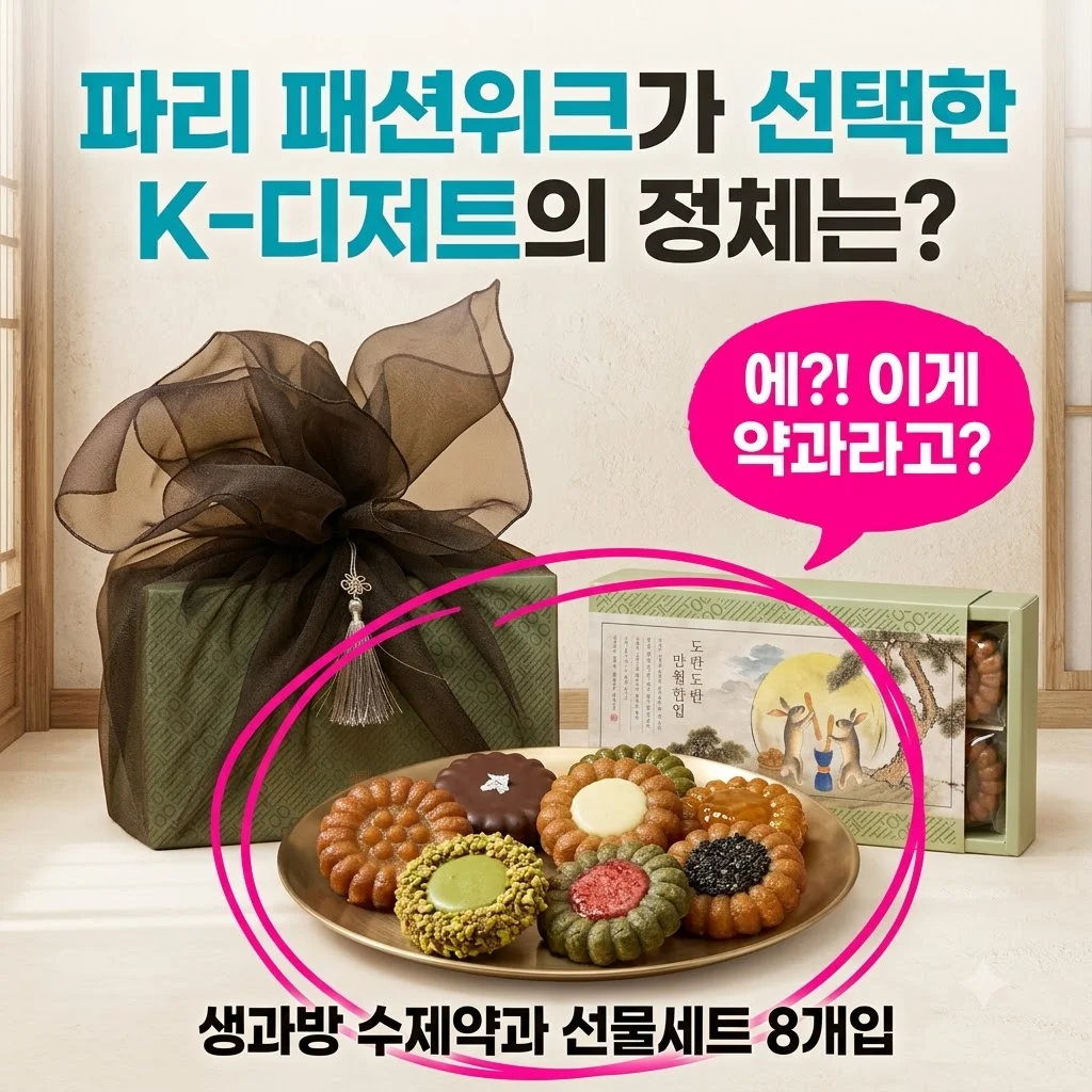 생과방 수제약과 선물세트 8개입, 파리 패션위크가 선택한 K-디저트의 정체는?