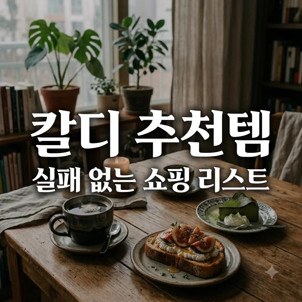 칼디 추천템 BEST 7! 실패 없는 쇼핑 리스트와 꿀조합 레시피