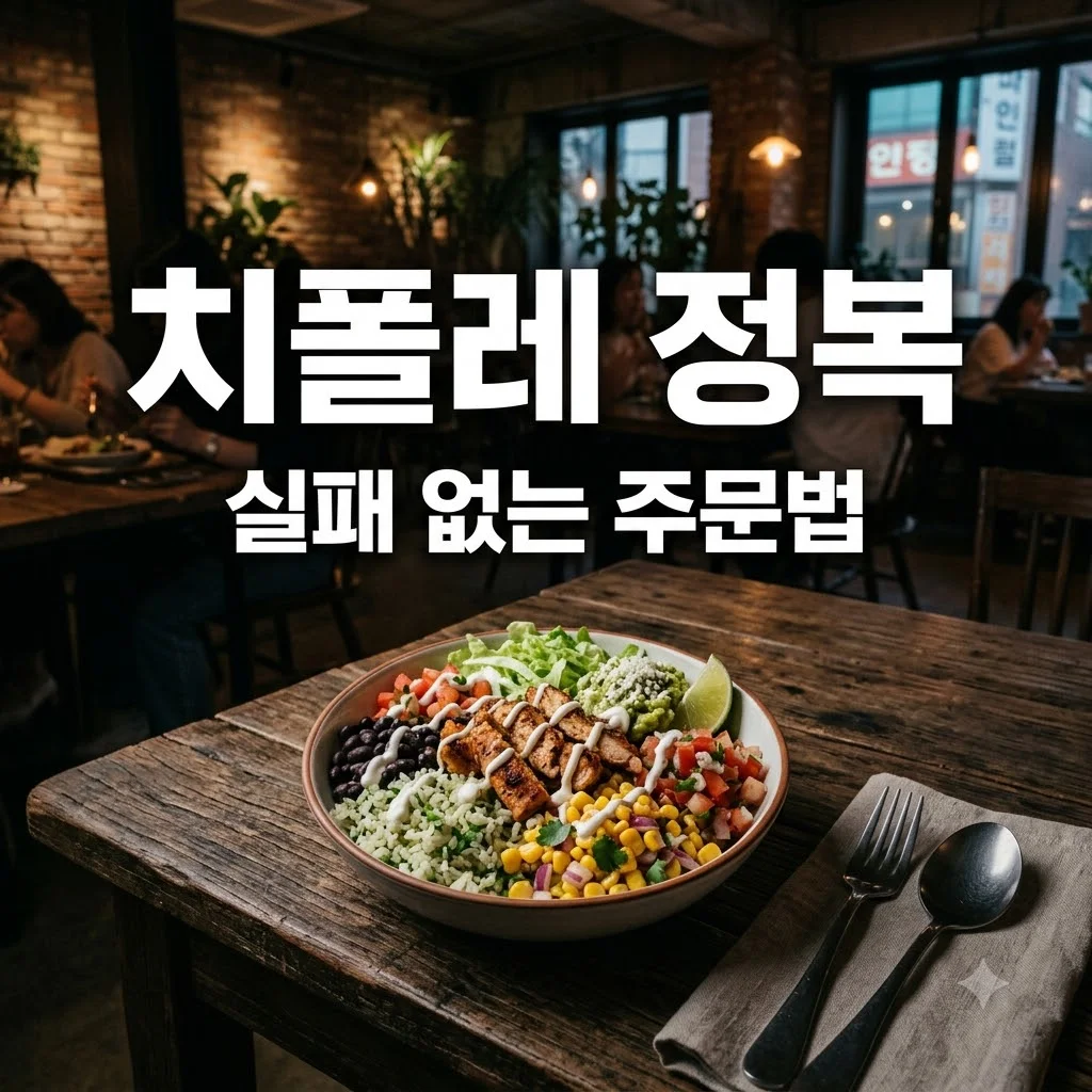 치폴레 강남점 주문 방법 및 실패 없는 꿀조합 추천 가이드