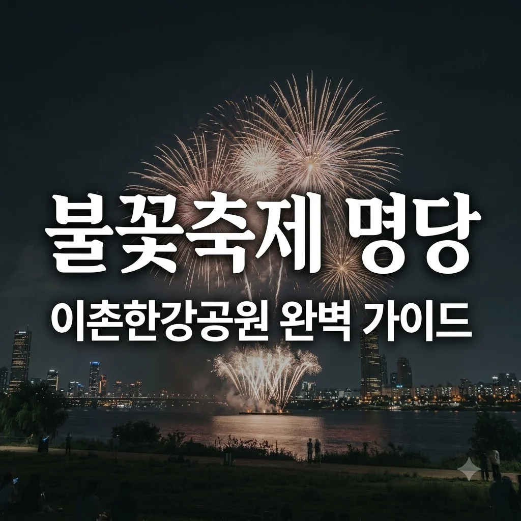 이촌한강공원 불꽃축제 명당 자리 잡는 법과 필수 준비물 완벽 가이드