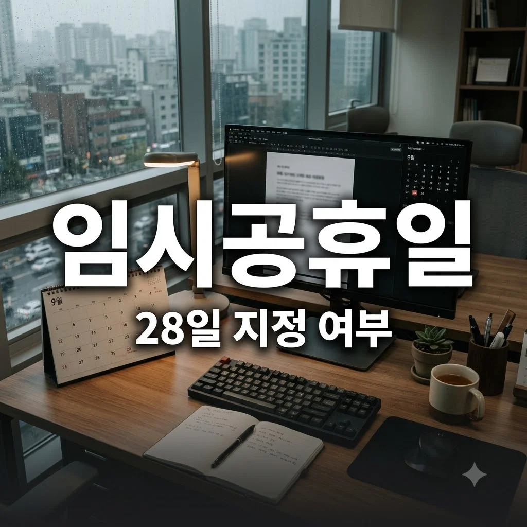 28일 임시공휴일 지정 여부와 2026년 대체공휴일 총정리