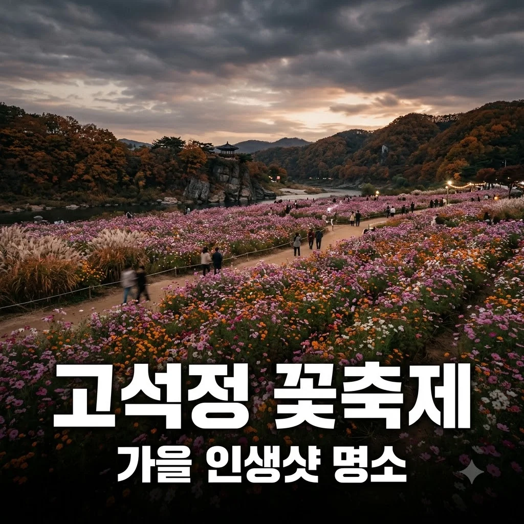 철원 고석정 꽃축제 일정 입장료 주차 가을 여행 코스 완벽 정리