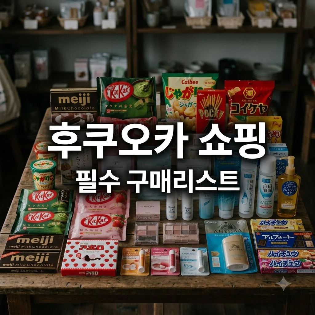 후쿠오카 쇼핑리스트 필수 구매 품목과 돈키호테 추천템 총정리