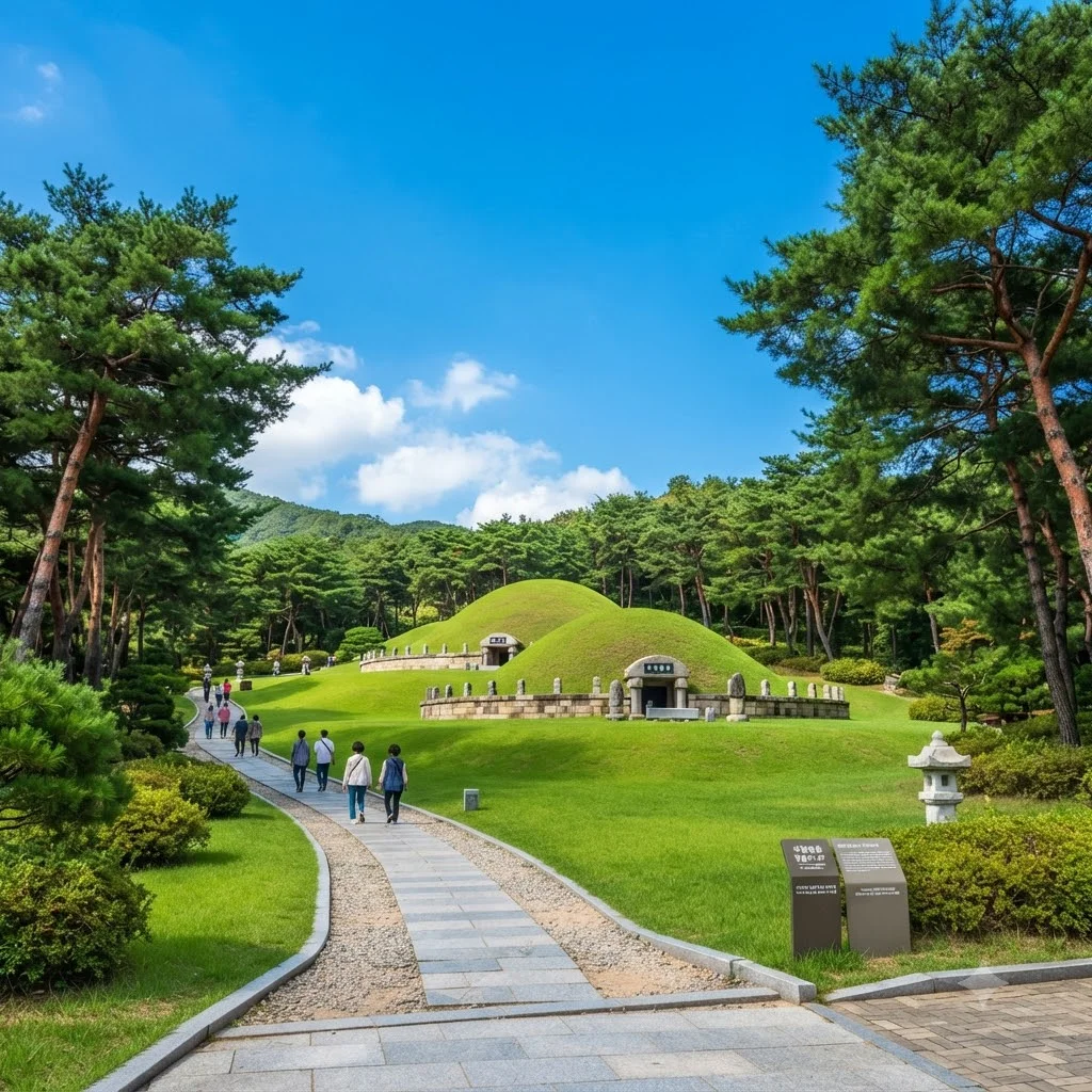 세계유산으로 등록된 무령왕릉과 왕릉원
