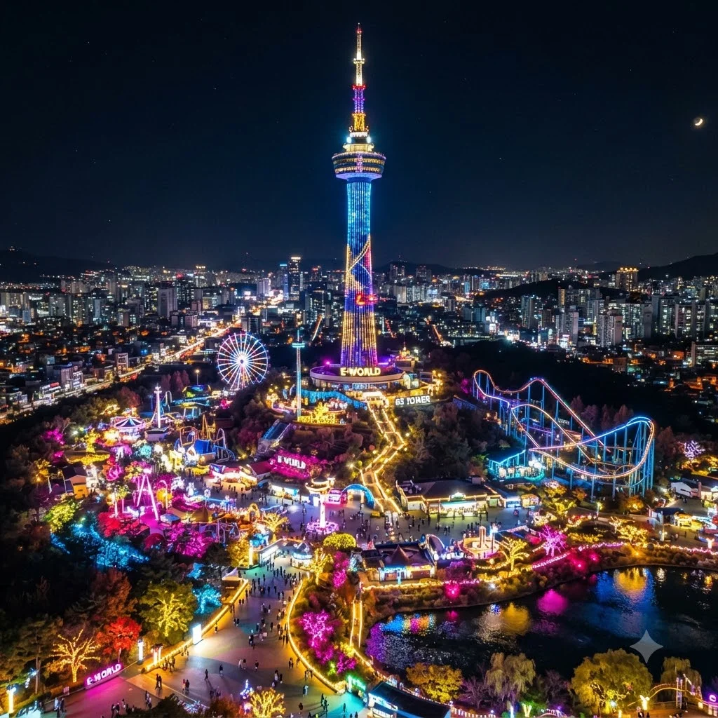 이월드와 83타워, 짜릿한 액티비티와 야경