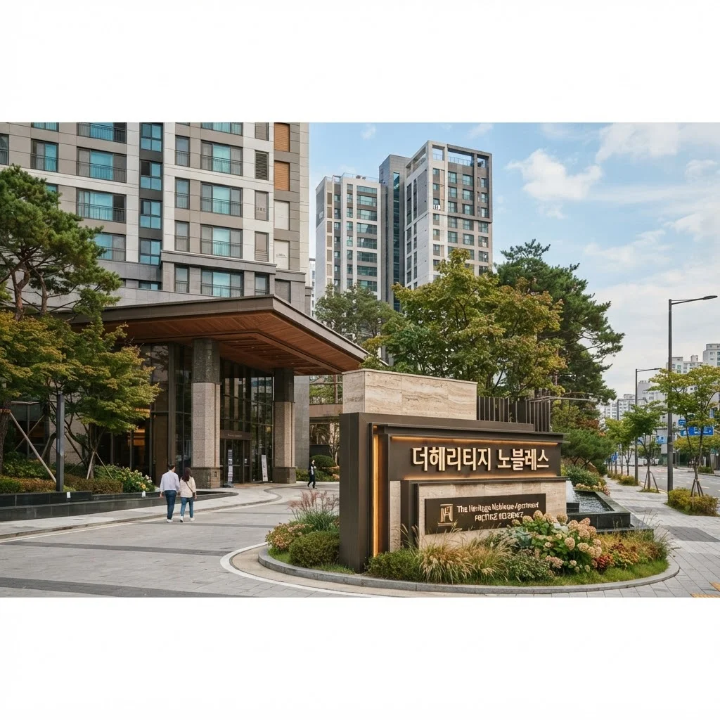철산자이 더 헤리티지 기본 정보 및 단지 규모