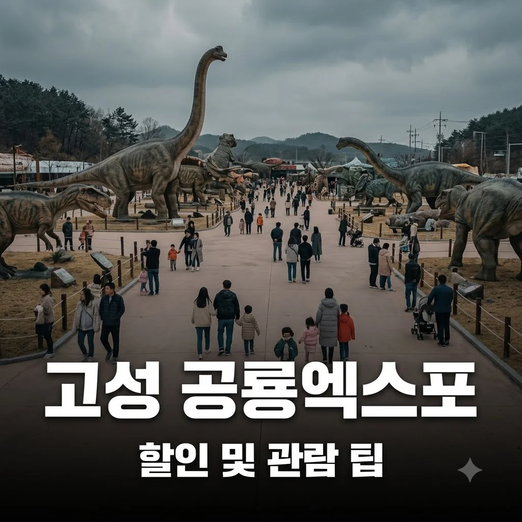 고성 공룡엑스포 예매 할인 정보와 관람 코스 총정리