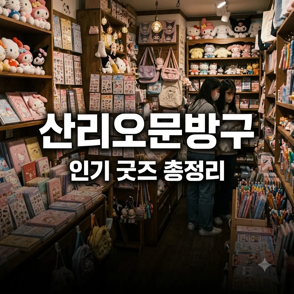 산리오문방구 이용 가이드, 굿즈 종류와 인기 품목 총정리