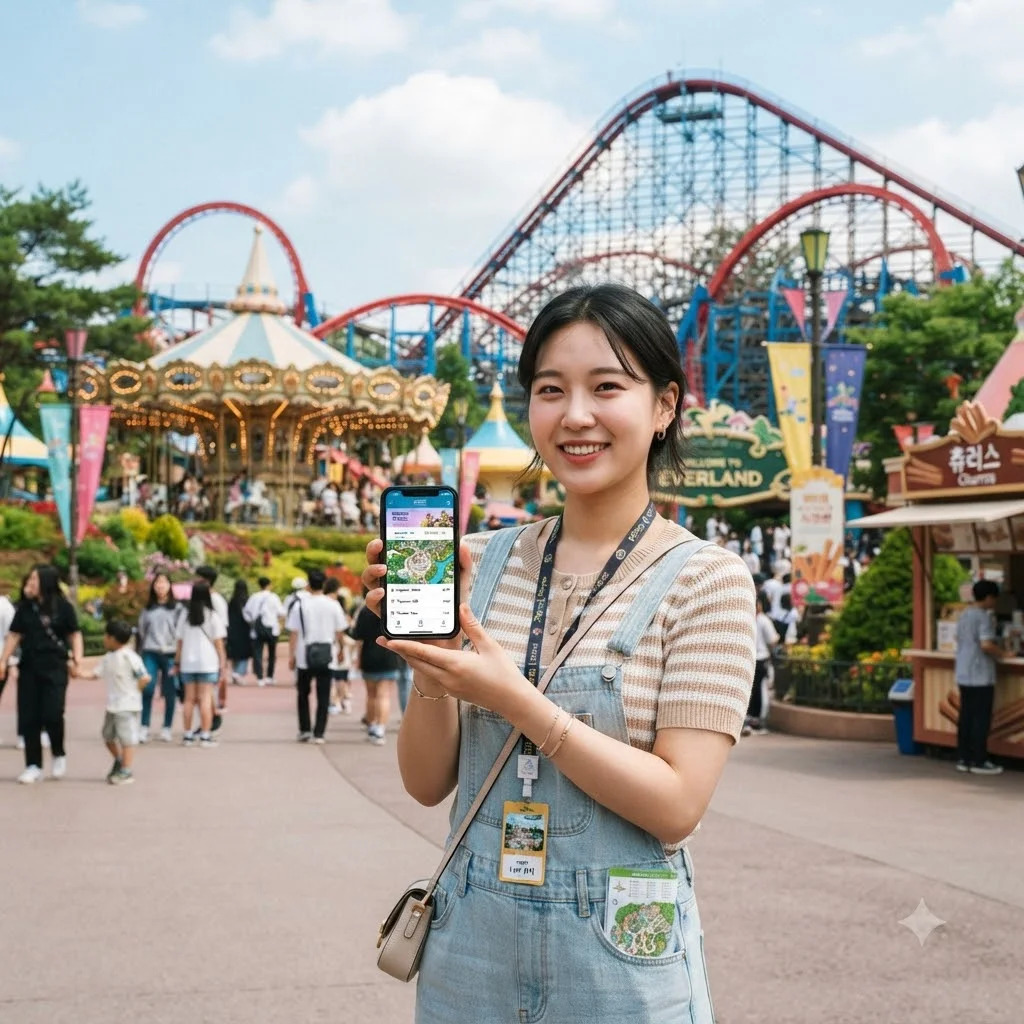스마트줄서기와 판다월드 이용 꿀팁