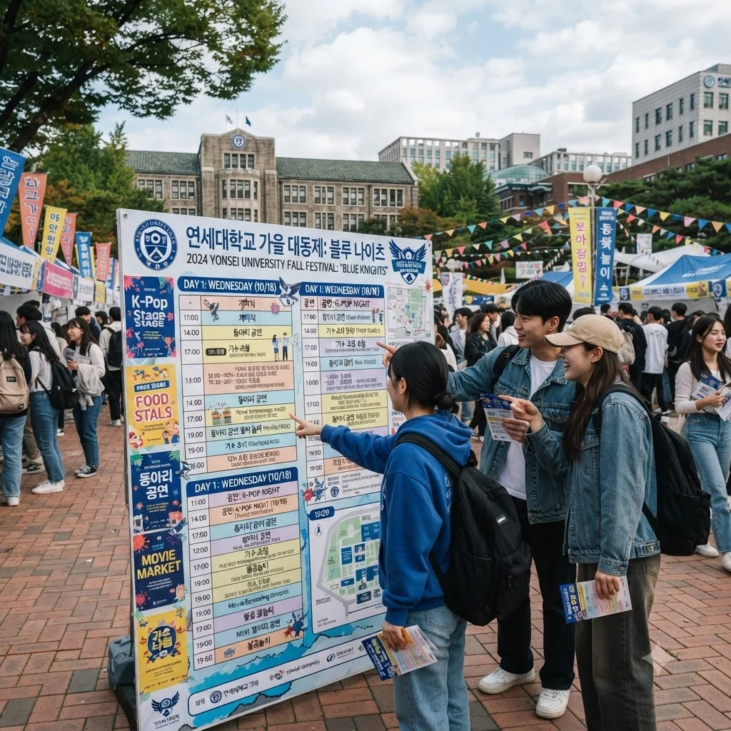 한눈에 보는 축제 프로그램 및 주요 일정