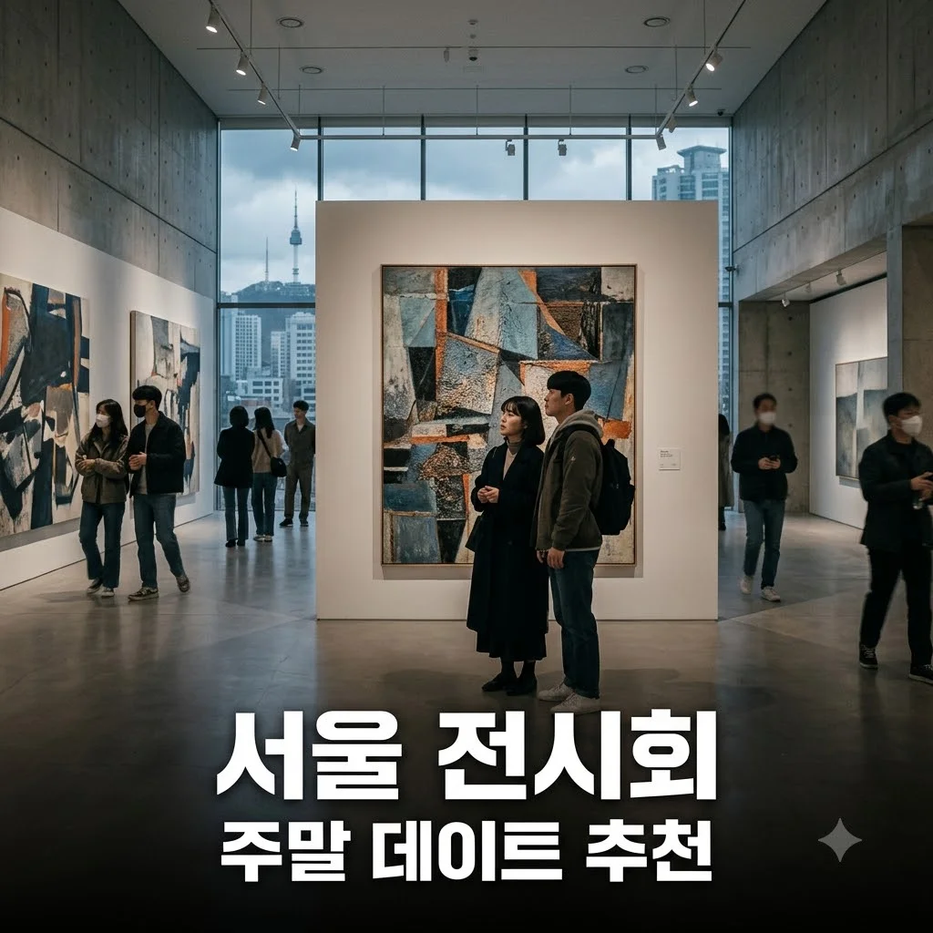 서울 전시회 추천 이번 주말 데이트 장소 및 예약 팁
