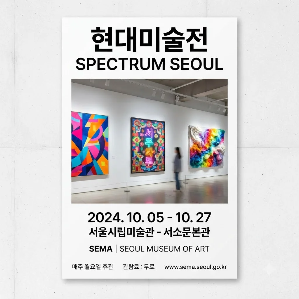 2026년 9월 주목해야 할 서울 전시회 비교