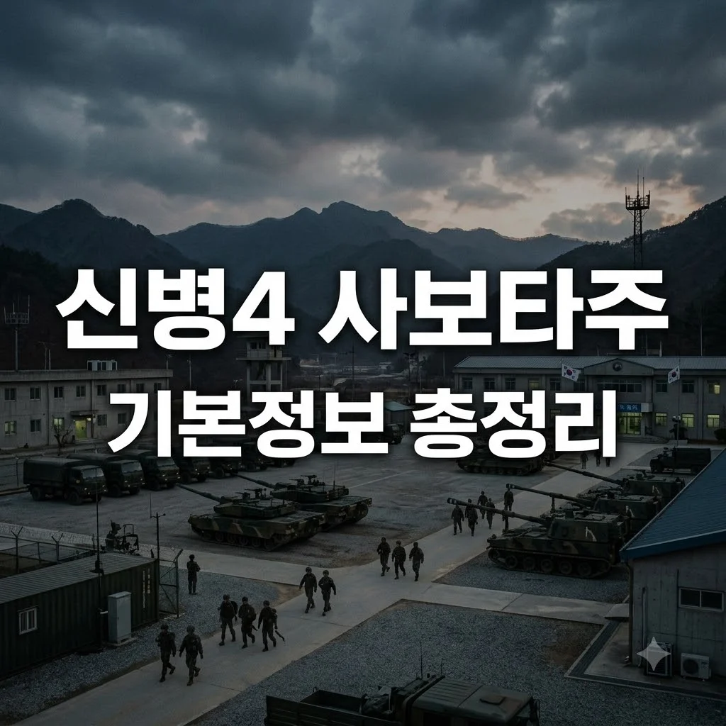신병4 사보타주 기본정보 방영일 출연진 줄거리 총정리