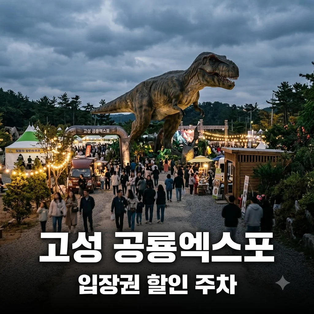고성 공룡엑스포 기간 입장권 할인 예매 주차 정보 총정리