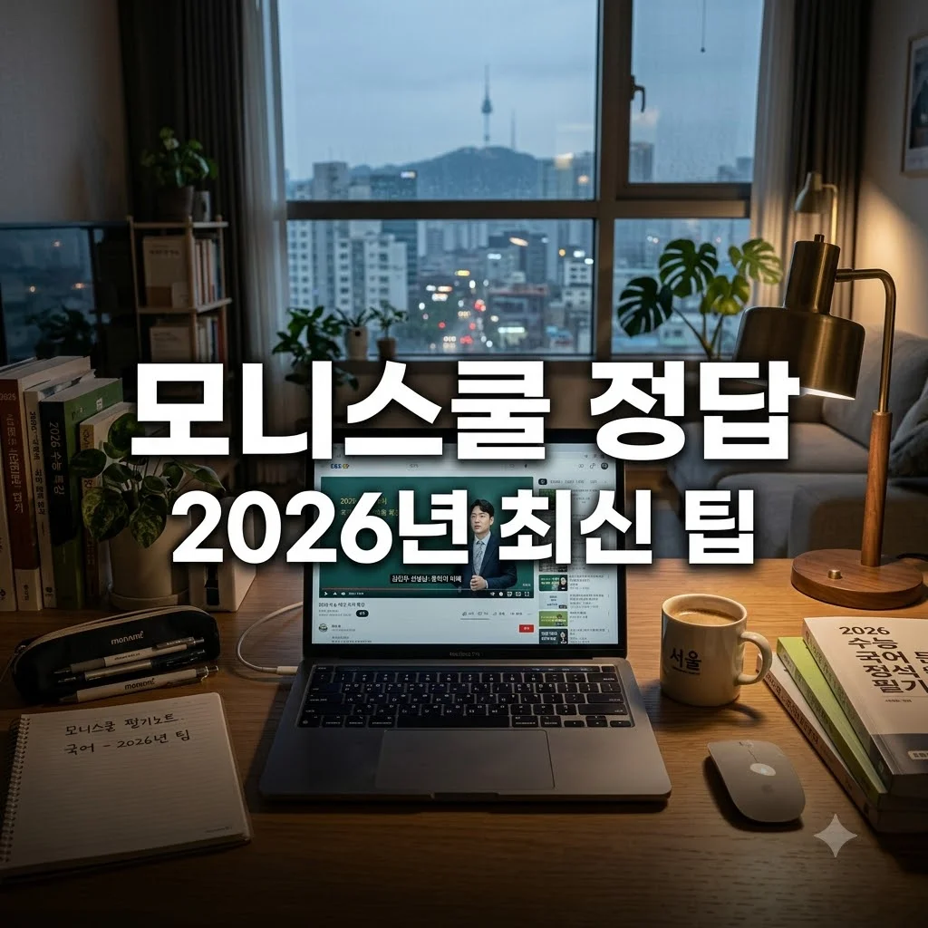 모니스쿨 정답 2026년 최신 문제 풀이와 고득점 팁 총정리