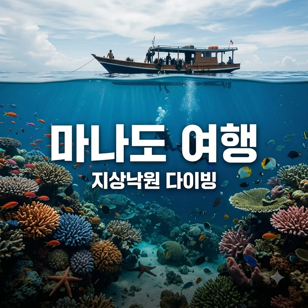 마나도 여행 완벽 가이드: 인도네시아 숨은 낙원 다이빙 포인트와 코스 추천