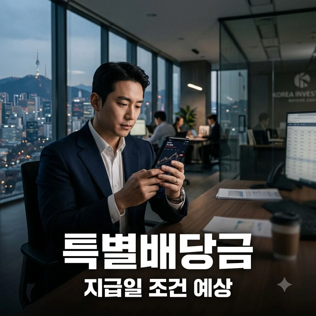 삼성전자 특별배당금 지급일 조건 예상 배당수익률 총정리