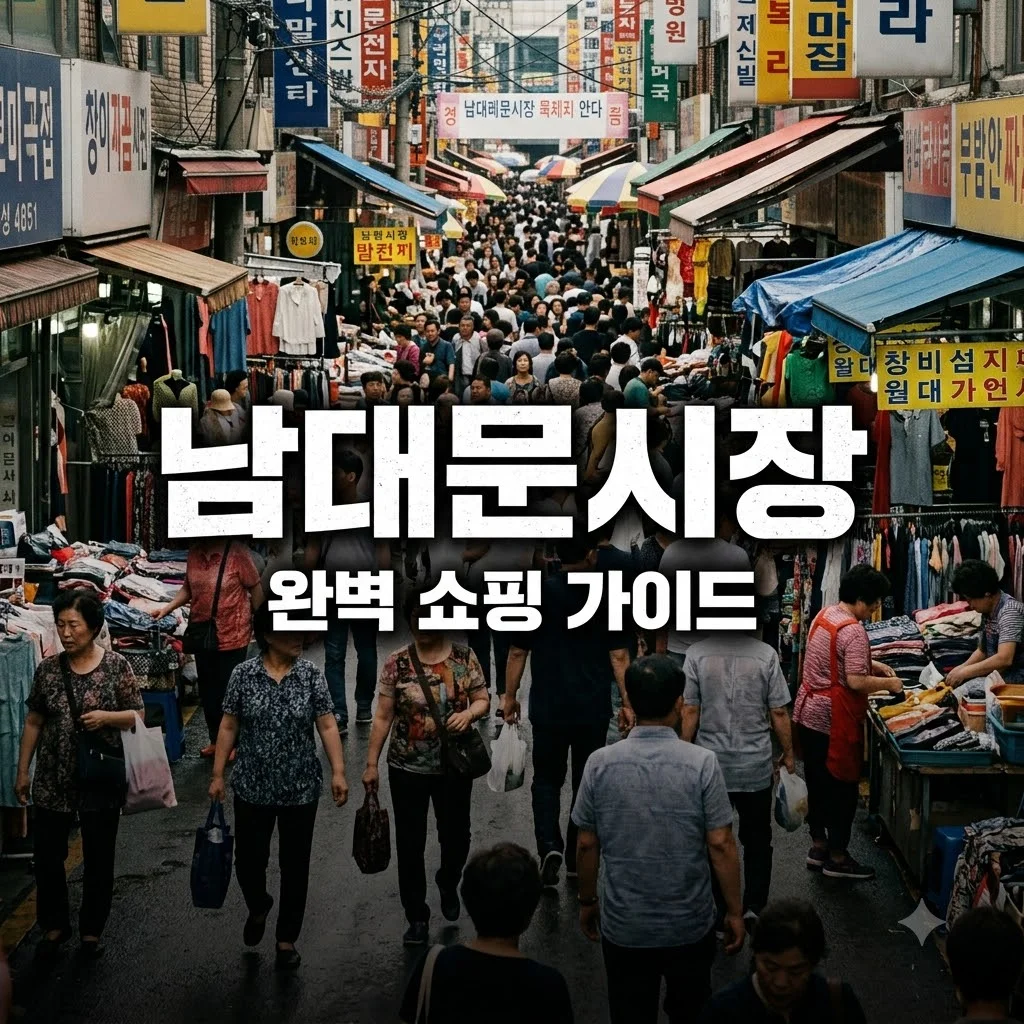 남대문시장 쇼핑 가이드 영업시간 주차 맛집 총정리