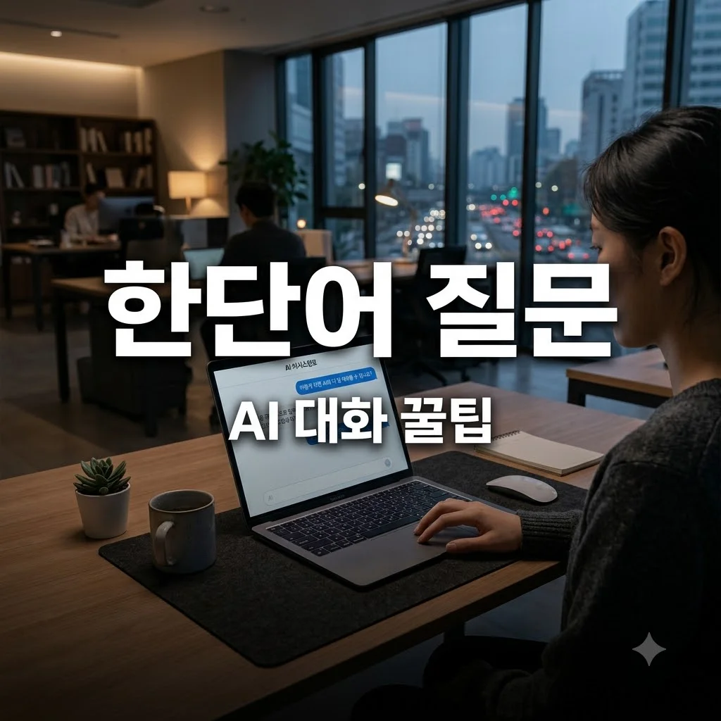 챗지피티 한단어 질문 스마트하게 활용하는 핵심 꿀팁