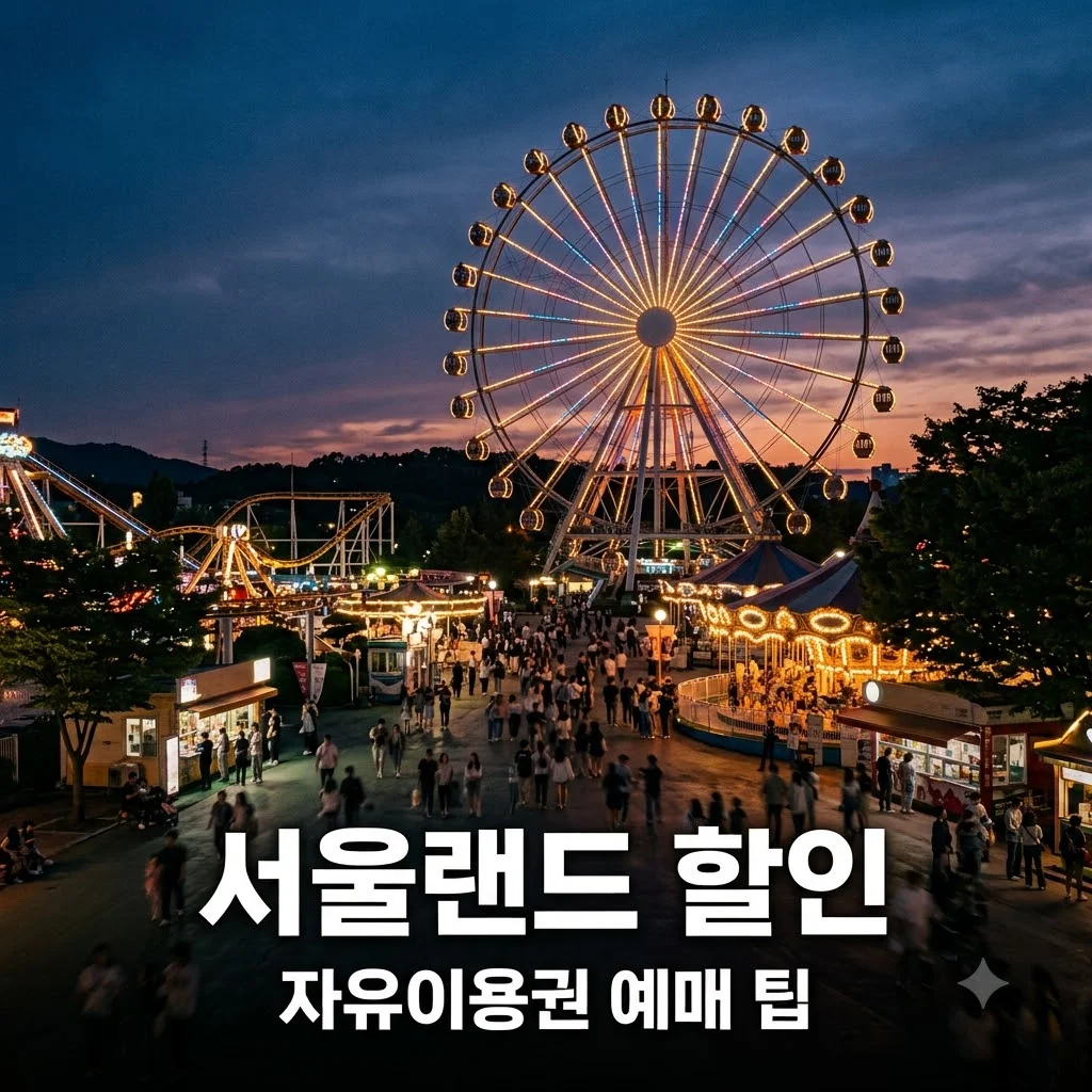 서울랜드 할인 혜택 및 자유이용권 예매 방법 총정리