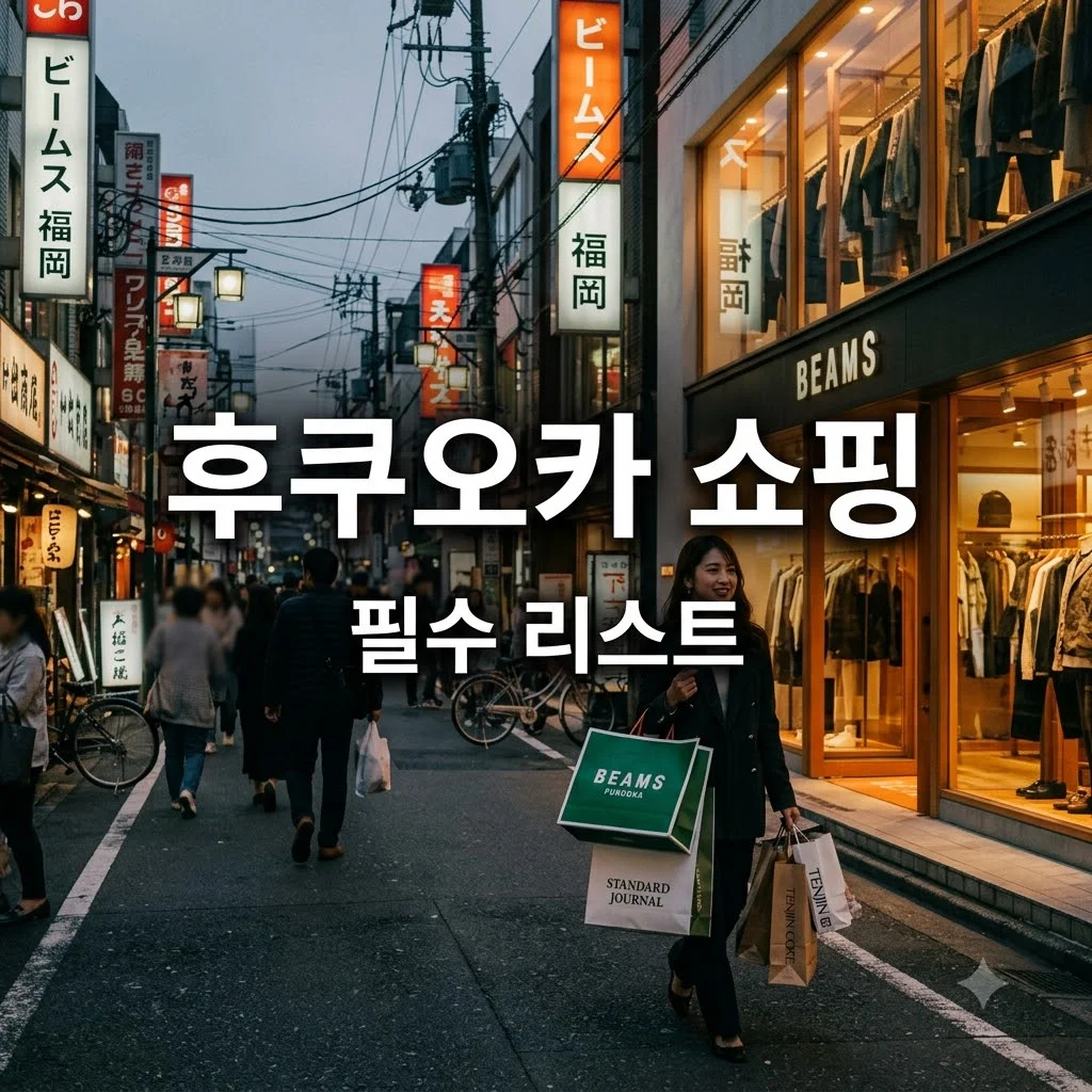 후쿠오카 쇼핑 리스트 추천 캐널시티 텐진 가볼만한 곳
